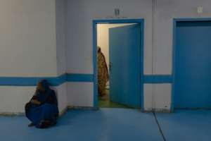Before the mental health care ward opened, traditional desert tents known as khaimas were used for doctors appointments.  By MICHELE CATTANI (AFP)