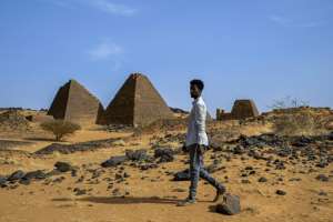 Before the war, Sudans pyramids of Meroe saw a surge in visitors, as young Sudanese flocked to the site to connect with their heritage.  By KHALED DESOUKI (AFP)