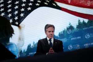 Blinken said both sides must stop this conflict now, comply with their obligations under international humanitarian and human rights law, and hold accountable those responsible for atrocities.  By Brendan Smialowski (AFP)