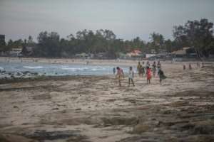 Boatloads of refugees have landed on the Pemba beach.  By Alfredo Zuniga (AFP)