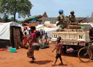 Bria is coveted by rebels because of the diamonds and its strategic location on a trade route.  By SABER JENDOUBI (AFP/File)