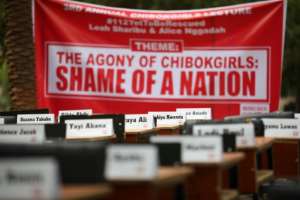 #BringBackOurGirls: The abduction of hundreds of schoolgirls in Chibok launched a worldwide campaign for their release.  By Kola SULAIMON (AFP)