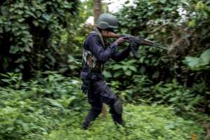 Cameroonian security forces faced Islamist militants and separatist fighters in different parts of the country.  By MARCO LONGARI (AFP/File)