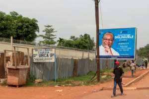 Candidate Anicet Georges Dologuele is considered the main obstacle to Touaderas re-election bid.  By Annela NIAMOLO (AFP)