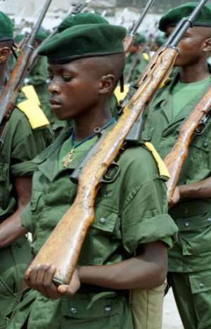 Child soldiers, or kadogos, were on the front line of Laurent-Desire Kabilas rebel troops when they marched into Kinshasa in May 1997, ending Mobutus 32-year dictatorship in what was then known as Zaire