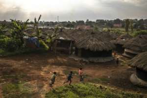 Children can play more freely now the LRA is on the run.  By Stuart Tibaweswa (AFP)
