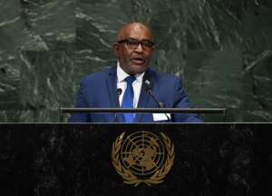 Comoros President Azali Assoumani won a referendum in July allowing him to scrap the rotation of the presidency between Comoros three main islands after one term. Opposition-leaning Anjouan had been next in line.  By TIMOTHY A. CLARY (AFP/File)