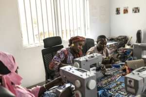 COVES organises holiday and back-to-school collections, and holds sewing workshops providing income for women.  By PATRICK MEINHARDT (AFP/File)