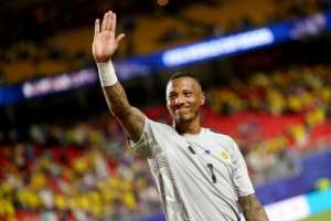 Curacao goalkeeper Eloy Room said he deserved a statue after his heroics against Ecuador.  By Charlotte Wilson (GETTY IMAGES NORTH AMERICA/AFP)