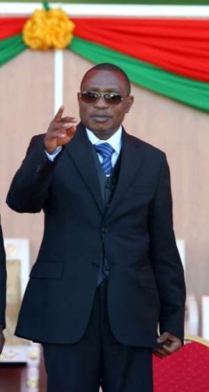 Dadis Camara was ousted from power after suffering a head wound in an attempted assassination by his aide de camp in December 2009.  By AHMED OUOBA (AFP/File)
