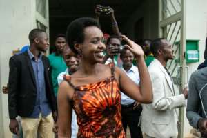 Diane Rwigara was found not guilty of forgery and inciting insurrection in 2018 after more than a year behind bars.  By Cyril NDEGEYA (AFP/File)