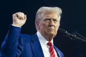 Donald Trump will return to the White House after his election triumph in November.  By Rebecca Noble (GETTY IMAGES NORTH AMERICA/AFP)
