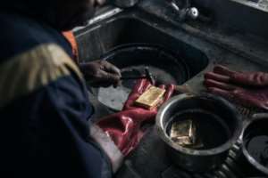DR Congos gold ranks among the purest in the world, say experts.  By ALEXIS HUGUET (AFP)
