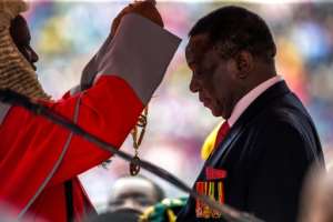 Emmerson Mnangagwa came to power in 2017 in a military-backed coup.  By Jekesai NJIKIZANA (AFP/File)