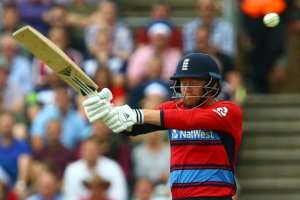 Englands Jonny Bairstow plays a shot during the second international Twenty20 cricket match between England and South Africa at The Cooper Associates County Ground in Taunton, south-west England, on June 23, 2017