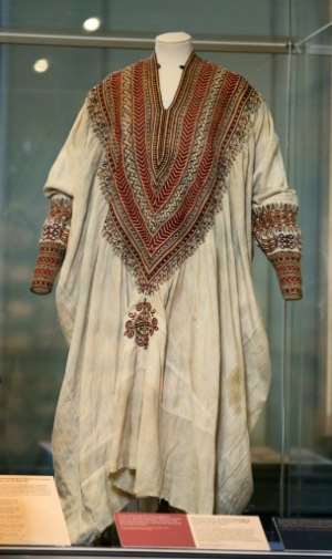 Ethiopian officials have demanded Britain give back treasures seized by Britain in 1868, such as the wedding dress of Queen Terunesh.  By Daniel LEAL-OLIVAS (AFP/File)