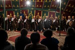 Every spring, the Joujouka collective return to their roots and welcome about 50 people to their home village.  By FADEL SENNA (AFP)