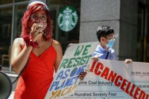 Filipina climate activist Mitzi Jonelle Tan says we need leaders to hear our stories.  By Jam STA ROSA (AFP)