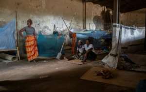 For women and adolescent girls at the camp, life is a daily grind of chores -- washing, cooking, caring for children.  By Alfredo Zuniga (AFP)