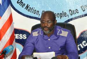 Former international football star and Liberias president-elect George Weah told reporters he would aim to build on the gains of his predecessor Ellen Johnson Sirleaf