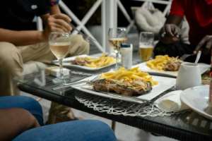 Gabonese steak has begun to find favour among the central African countrys diners.  By Nao Mukadi (AFP)