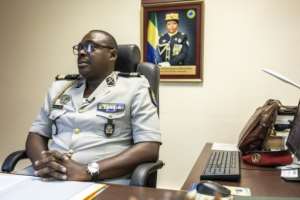 Gabons Colonel Eric Ivala said the partnership with France was an advantage for Gabon.  By Nao Mukadi (AFP)