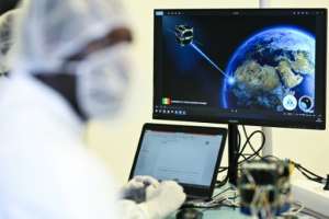 Gaindesat-1B is designed to build on Senegals first satellite, Gaindesat-1A, which launched in 2024.  By Gabriel BOUYS (AFP)