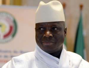 Ghanas President Yahya Jammeh seized power in a 1994 coup