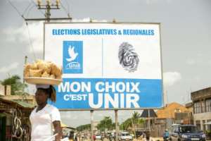 Gnassingbes ruling Union for the Republic (UNIR) party dominates the current parliament.  By Dodo ADOGLI (AFP)