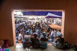 Government officials and royals from around the country also made the trip to Abomey, once the capital of the 400-year-old kingdom known as Dahomey, the former name of Benin.  By YANICK FOLLY (AFP)
