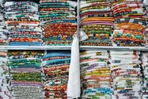 Handwoven fabrics, like these inside Belhu Baltas shop in Shiromeda, Addis Ababa, can make an occasion special, customers say.  By Sehin Tewabe (AFP)