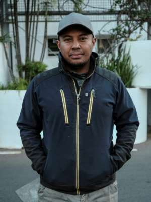 Herizo Andriamanantena is one of the main leaders of the youth-led movement that held its first protest on September 25.  By Razafindrakoto Mamy Nirina (AFP)
