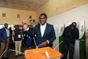 Hichilema has headed the United Party for National Development party since 2006.  By GIANLUIGI GUERCIA (AFP)