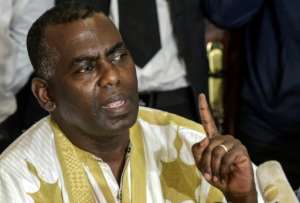 Human rights activist Biram Ould Dah Ould Abeid came second in the 2019 vote.  By Sia KAMBOU (AFP)