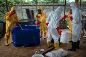 In May, authorities arrested 10 people -- including seven Nigerians -- and raided the facility.  By TOYIN ADEDOKUN (AFP)