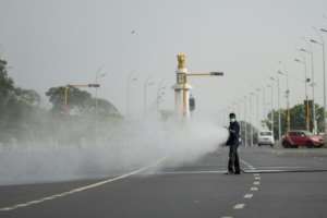 India went into lockdown with a one-day nationwide self-imposed curfew to stem the spread of the virus.  By Arun SANKAR (AFP)