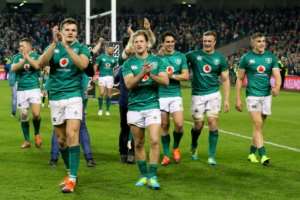 Ireland will enter 2019 as the leading Northern hemisphere hope for the World Cup but they will now have to handle the pressure of that tag.  By Paul FAITH (AFP)
