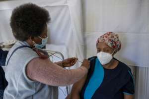 Jab: South Africa has struggled to ramp up its Covid vaccination campaign.  By Michele Spatari (AFP)