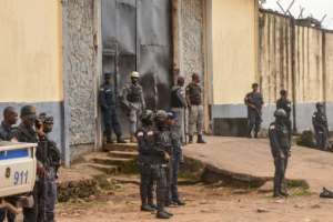 Jewel Howard-Taylor is being held at Monrovia Central Prison in the Liberian capital.  By Matthew Jacobs (AFP)