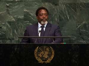 Kabila, seen here at the UN last September, has been in power since 2001. Under the constitution, his final term in office expired at the end of 2016 -- he has invoked a clause entitling him to stay on until his successor is elected.  By Bryan R. Smith (AFP)
