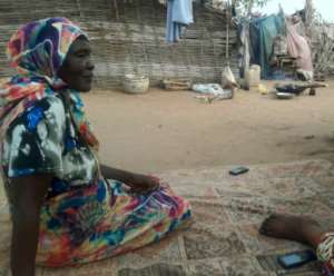 Kahdija Yusef, who still lives in the relocation camp where she found shelter after the feared Janjaweed militia destroyed her village, says only justice for Bashir and his henchmen can bring real peace to Sudan.  By - (AFP)
