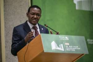Labour minister Alfred Mutua is accused of being complicit in the scam.  By SIMON MAINA (AFP)