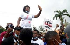 Last month, the electoral commission said that around 70 percent of newly registered voters were aged 18 to 34.  By PIUS UTOMI EKPEI (AFP)