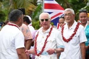 Leaders from the 56-nation Commonwealth -- made up mostly of British ex-colonies -- gathered for a summit in Samoa.  By Manaui Faulalo (POOL/AFP)
