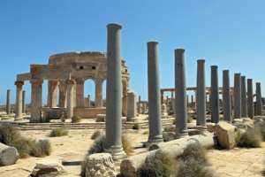Leptis Magna is a UNESCO World Heritage site.  By Mahmud TURKIA (AFP)