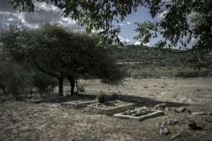 Little by little, the taboo surrounding the Gukurahundi massacres is lifting. The site of the former Bhalagwe barracks in Matabeleland has a monument next to graves of victims.  By ZINYANGE AUNTONY (AFP)