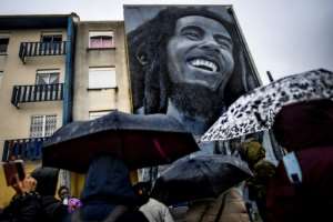 Local officials say the area is now the biggest open-air art gallery in Europe.  By PATRICIA DE MELO MOREIRA (AFP)