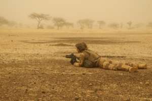 Macron has warned that military force cannot be a substitute for political stability in the Sahel.  By Daphn BENOIT (AFP/File)