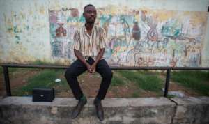 Mafalala was a birthplace for musical creation, according to rapper Danilo Malele.  By Alfredo Zuniga (AFP)