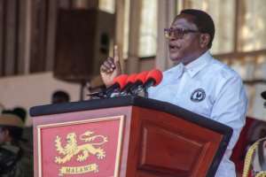 Malawis outgoing president Lazarus Chakwera was elected in 2020.  By Amos GUMULIRA (AFP/File)